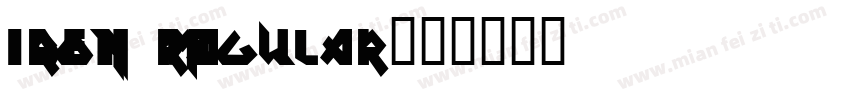 Iron Maiden Regular字体转换